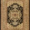 Well Woven Belukha Black Traditional Rug 7'10" X 9'10"