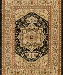 Well Woven Belukha Black Traditional Rug 7'10" X 9'10"