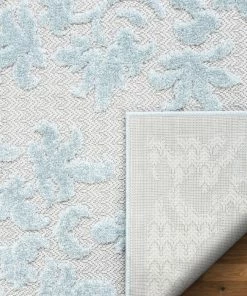 Well Woven Lea Blue Victorian Floral Rug 7'10" X 10'6" 8 Well Woven Lea Blue Victorian Floral Rug 7'10