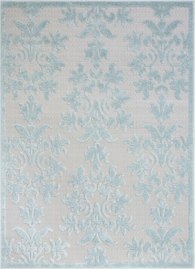 Well Woven Lea Blue Victorian Floral Rug 7'10" X 10'6" 1 Well Woven Lea Blue Victorian Floral Rug 7'10" X 10'6"