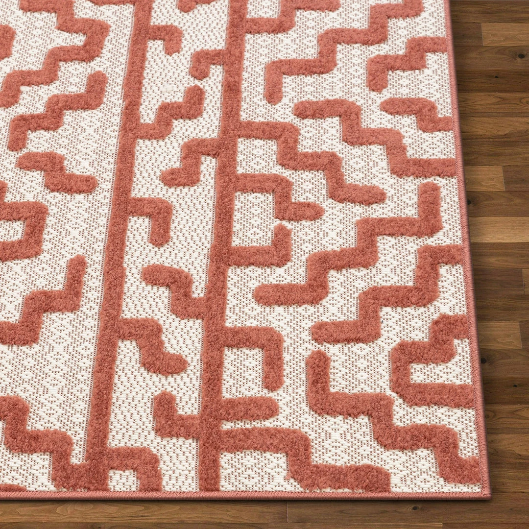 Well Woven Katrin Rust Contemporary Geometric Rug 4 Well Woven Katrin Rust Contemporary Geometric Rug