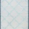 Well Woven Galena Blue Contemporary Geometric Rug