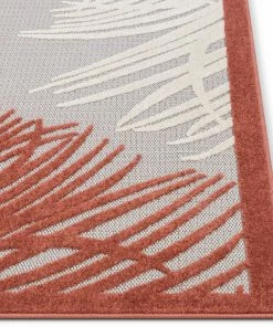 Well Woven Rada Orange Novelty Botanical Rug 7'10