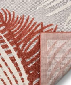 Well Woven Rada Orange Novelty Botanical Rug 7'10