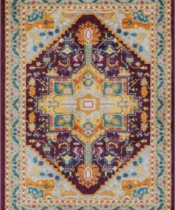 Well Woven Celesita Purple Traditional Vintage Rug