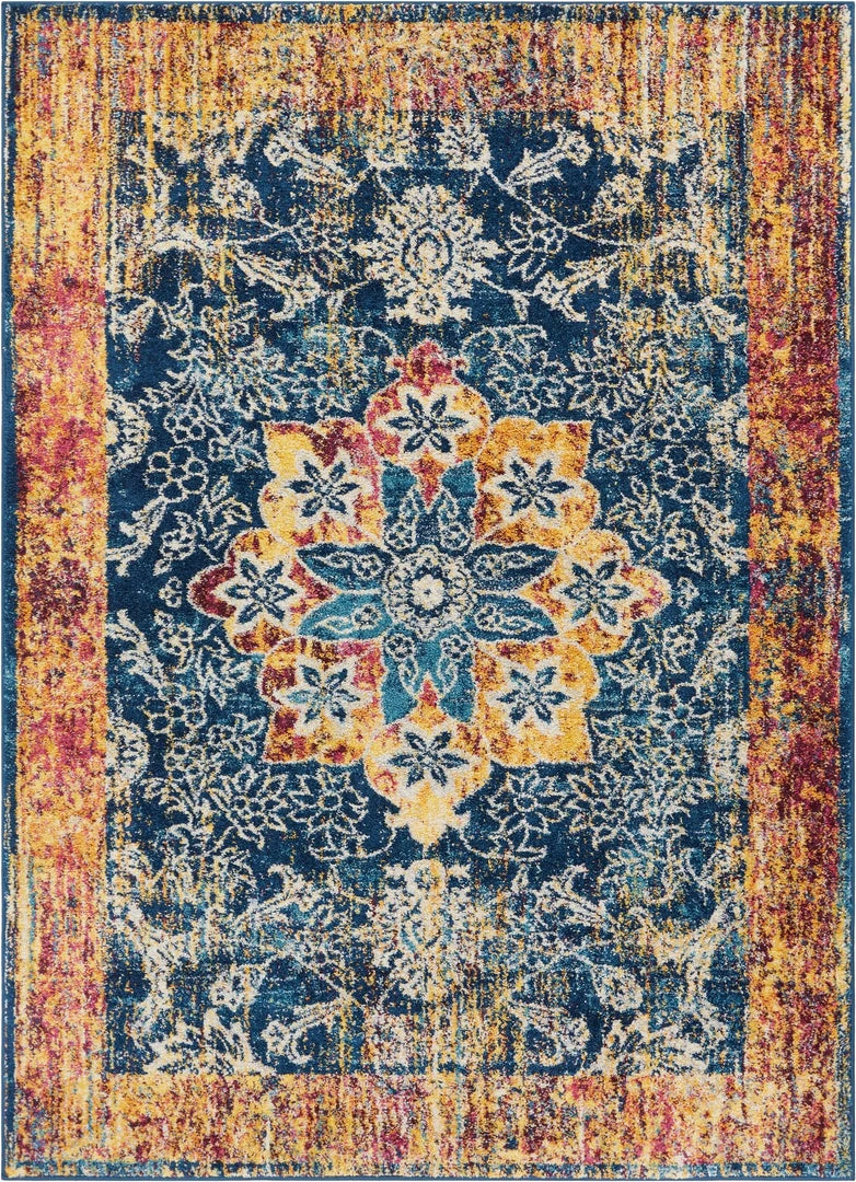 Well Woven Figaro Multi Traditional Vintage Rug 1 Well Woven Figaro Multi Traditional Vintage Rug
