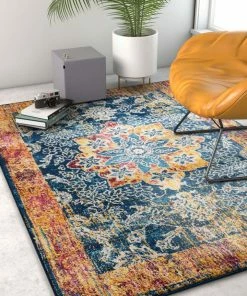 Well Woven Figaro Multi Traditional Vintage Rug 5 Well Woven Figaro Multi Traditional Vintage Rug