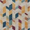 Well Woven Penny Multi Modern Chevron Rug 20'' X 31'' Tribal