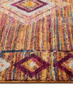 Well Woven Tribal Jasmine Multi Modern Distressed Rug