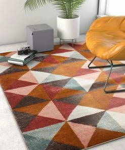 Well Woven Lexington Multi Modern Geometric Rug
