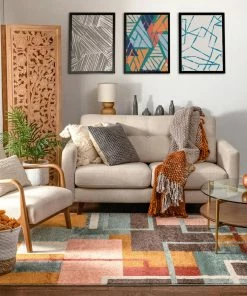 Well Woven Delancey Multi Modern Geometric Rug