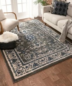Well Woven Global Corto Grey Traditional Rug