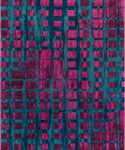 Well Woven Fortuna Lavender Mid-Century Modern Rug 8'x11'
