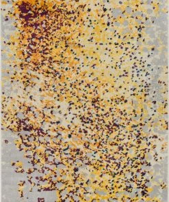 Well Woven Magari Yellow Modern Abstract Rug 3'x5'