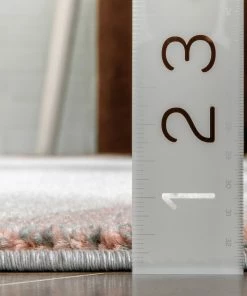 Well Woven Naomi Tranquil Pink Mid-Century Modern Rug