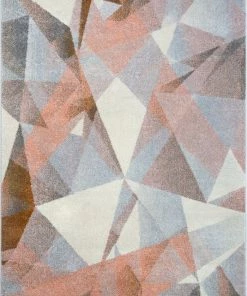 Well Woven Naomi Tranquil Pink Mid-Century Modern Rug
