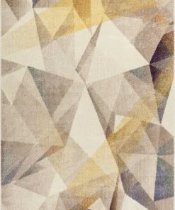 Well Woven Naomi Beige Mid-Century Modern Rug