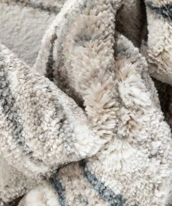 Well Woven Stella Modern Abstract Striped Grey Rug