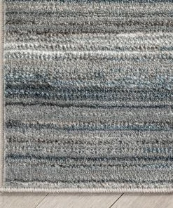 Well Woven Giselle Modern Abstract Striped Grey Rug
