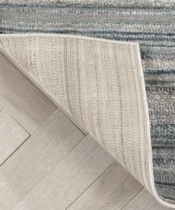 Well Woven Giselle Modern Abstract Striped Grey Rug