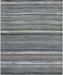 Well Woven Giselle Modern Abstract Striped Grey Rug