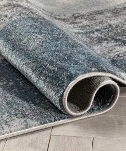 Well Woven Kye Modern Abstract Geometric Grey Rug