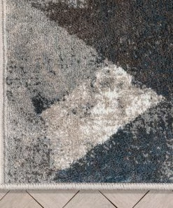 Well Woven Custom Size Runner Kye Abstract Geometric Modern Grey Choose Your Width X Choose Your Length Hallway Runner Rug Vintage