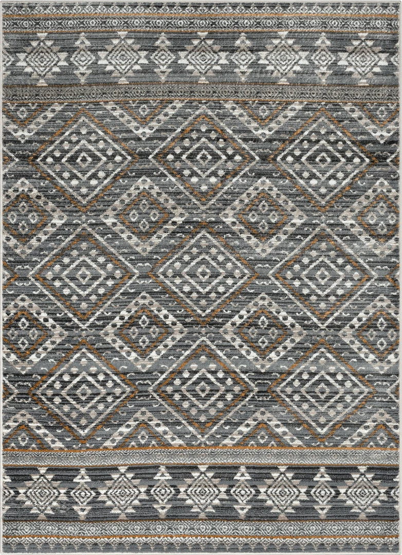 Well Woven Sasha Moroccan Trellis Grey Rug 2 Well Woven Sasha Moroccan Trellis Grey Rug