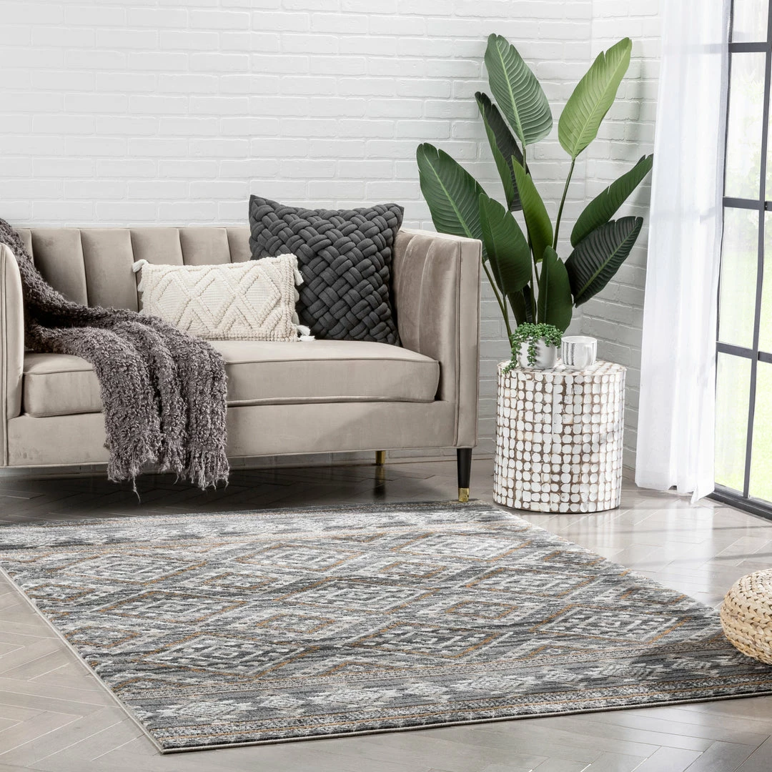 Well Woven Sasha Moroccan Trellis Grey Rug 14 Well Woven Sasha Moroccan Trellis Grey Rug