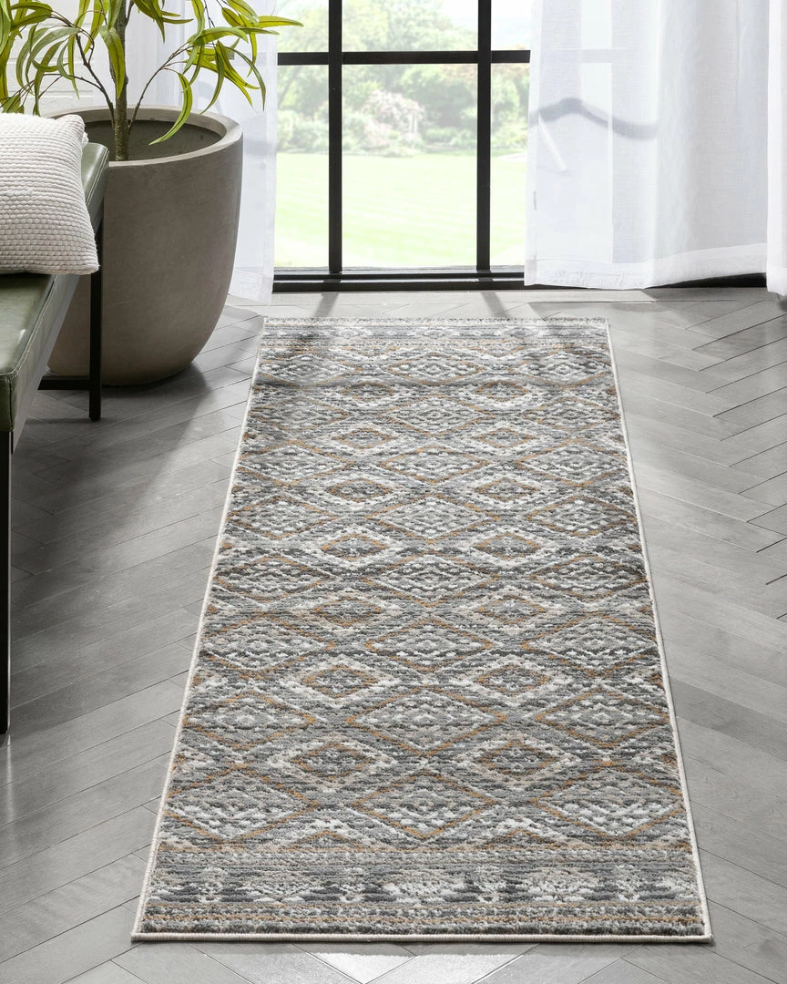Well Woven Sasha Moroccan Trellis Grey Rug 11 Well Woven Sasha Moroccan Trellis Grey Rug