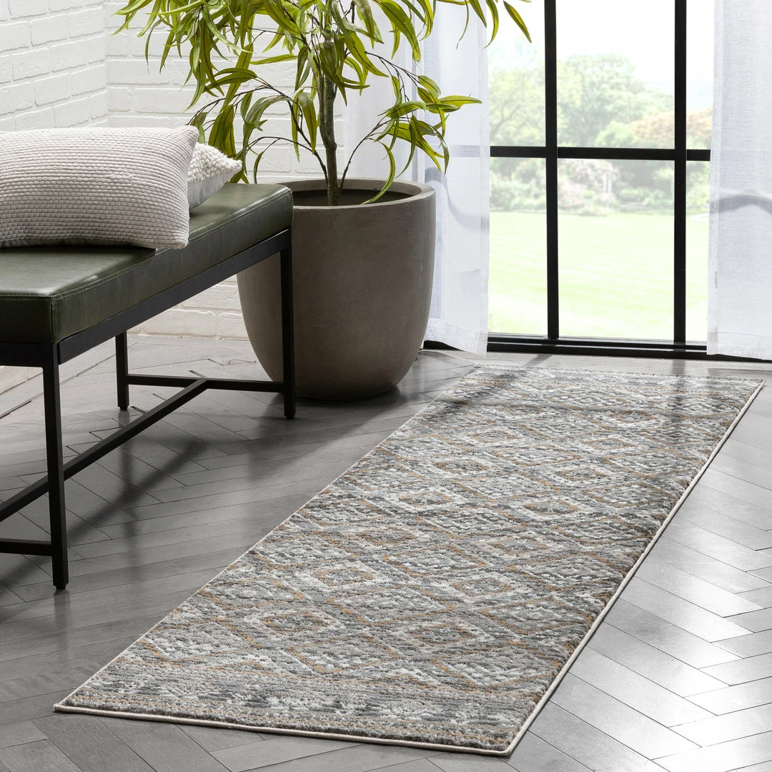 Well Woven Sasha Moroccan Trellis Grey Rug 7 Well Woven Sasha Moroccan Trellis Grey Rug
