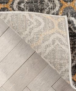 Well Woven Global Rowan Moroccan Lattice Trellis Grey Rug