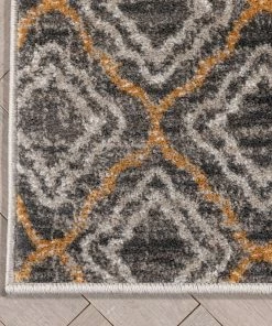 Well Woven Custom Size Runner Rowan Moroccan Trellis Vintage Grey Choose Your Width X Choose Your Length Hallway Runner Rug