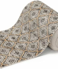 Well Woven Custom Size Runner Rowan Moroccan Trellis Vintage Grey Choose Your Width X Choose Your Length Hallway Runner Rug