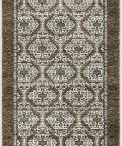 Well Woven Global Rhea Moroccan Lattice Trellis Grey Rug
