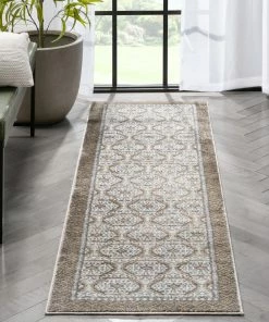 Well Woven Global Rhea Moroccan Lattice Trellis Grey Rug