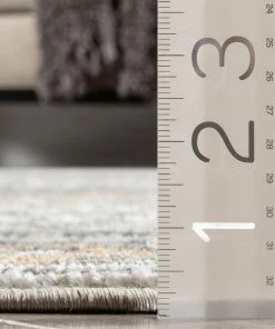 Well Woven Sahil Moroccan Tribal Stripes Grey Rug