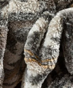 Well Woven Sahil Moroccan Tribal Stripes Grey Rug