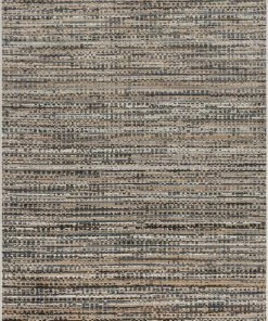Well Woven Zia Modern Abstract Striation Grey Beige Rug