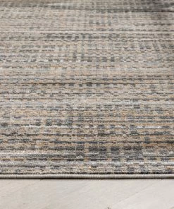 Well Woven Zia Modern Abstract Striation Grey Beige Rug