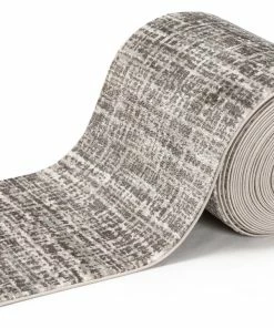 Well Woven Custom Size Runner Zia Abstract Modern Grey Choose Your Width X Choose Your Length Hallway Runner Rug Vintage