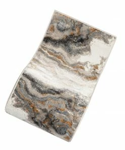 Well Woven Custom Size Runner Yara Abstract Modern Grey Rust Choose Your Width X Choose Your Length Hallway Runner Rug