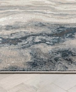 Well Woven Vintage Yara Modern Abstract Grey Rug