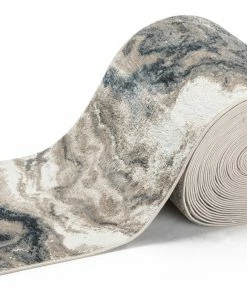 Well Woven Custom Size Runner Yara Abstract Modern Grey Choose Your Width X Choose Your Length Hallway Runner Rug Vintage