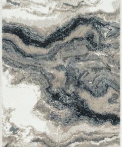 Well Woven Vintage Yara Modern Abstract Grey Rug