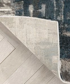 Well Woven Lilith Modern Abstract Grey Blue Rug