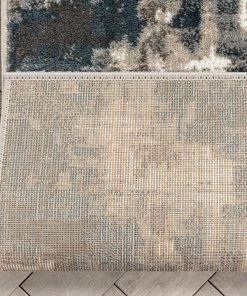 Well Woven Vintage Custom Size Runner Lilith Abstract Modern Grey Blue Choose Your Width X Choose Your Length Hallway Runner Rug