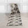 Well Woven Vintage Custom Size Runner Lilith Abstract Modern Grey Choose Your Width X Choose Your Length Hallway Runner Rug