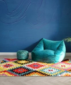 Well Woven Global Joy Multi Modern Tribal Rug 9 Well Woven Global Joy Multi Modern Tribal Rug