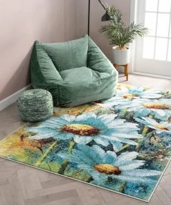 Well Woven Endless Multi Modern Flower Rug